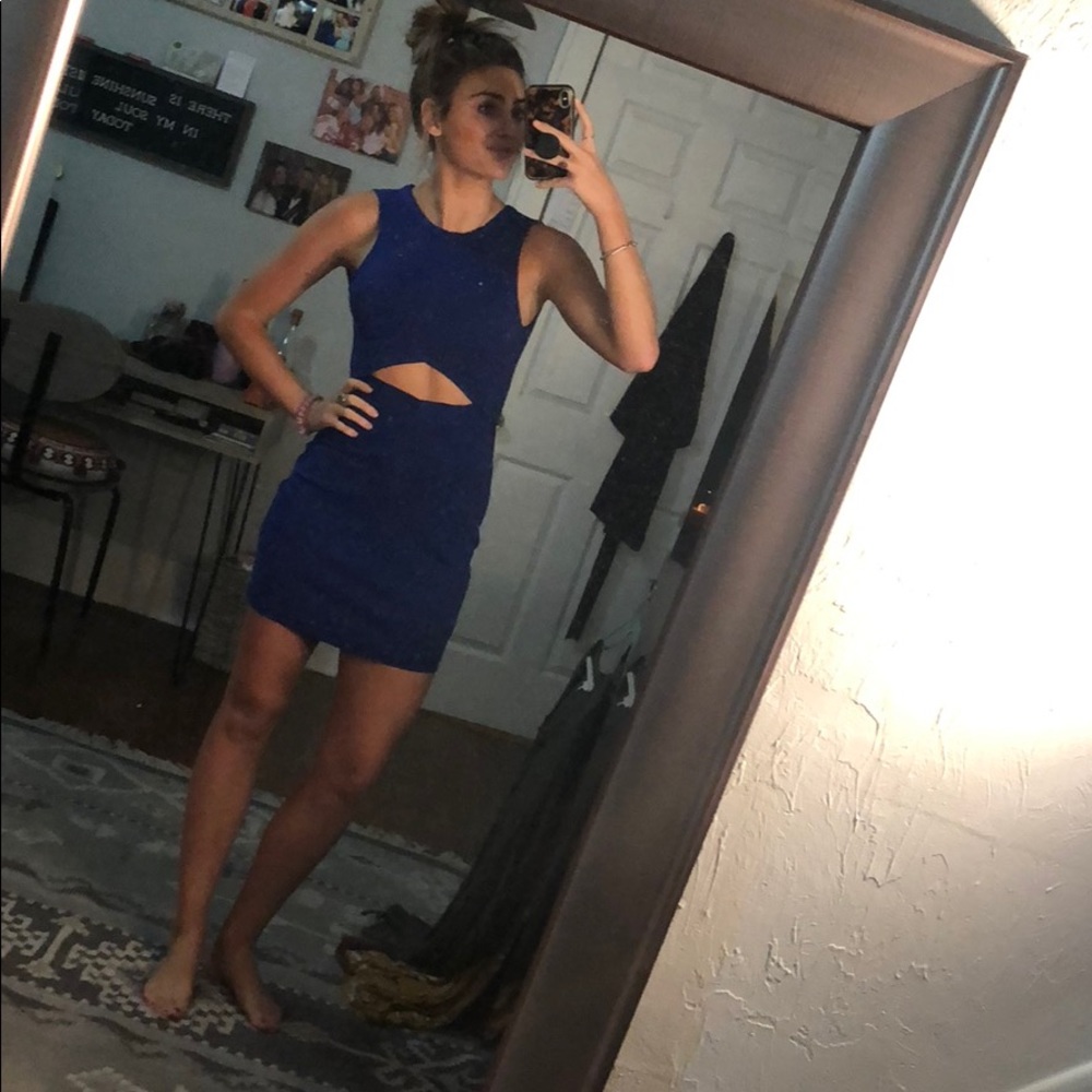 Blue body con